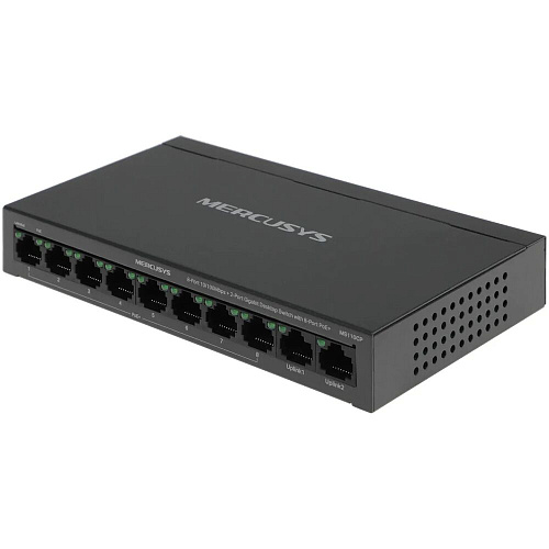Коммутатор Mercusys MS110CP 8 ports 8 ports PoE+ 10/100Mbps неуправляемый