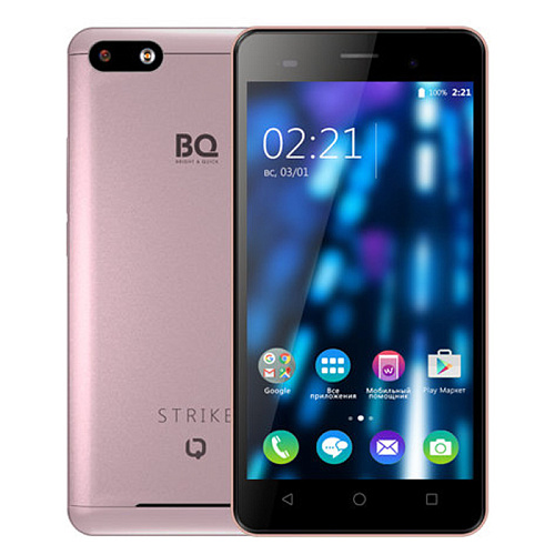 Смартфон BQ Mobile BQS-5020 Strike Rose Gold