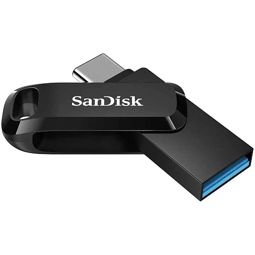 USB Flash накопитель 512GB SanDisk Ultra Dual Drive Go (SDDDC3-512G-G46) USB3.1/Type-C (OTG) Черный