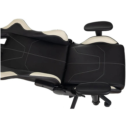Кресло для геймера Zombie VIKING 5 AERO черный/белый эко.кожа с подголов. крестов. пластик