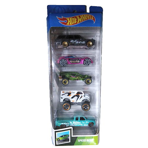 Mattel Hot Wheels 1806/FYL13 Подарочный набор из 5 машинок (Speed Blur)