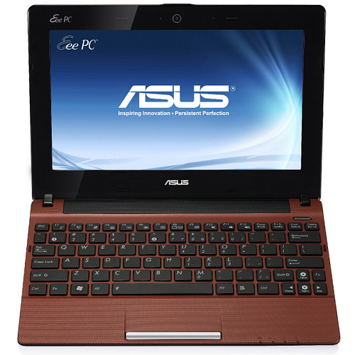 Нетбук Asus EEE PC X101CH Red  Atom N2600/1Gb/320Gb/10.1"/Wi-Fi/Cam/3 cell/W7 Starter