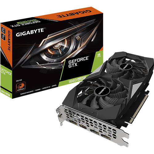 Видеокарта Gigabyte GeForce GTX 1660 Super 6144Mb, D6 6G (GV-N166SD6-6GD) HDMI, 3xDP Ret