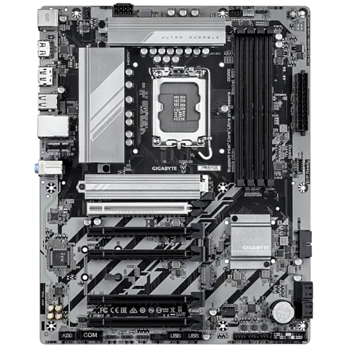 Материнская плата Gigabyte B860 DS3H B860 Soc-1851 4xDDR5, 4xSATA3, RAID, 1хM.2, 5xPCI-E16x, 1xUSB3.2, 1xUSB3.2 Type C, DP, HDMI, 2.5Glan, ATX