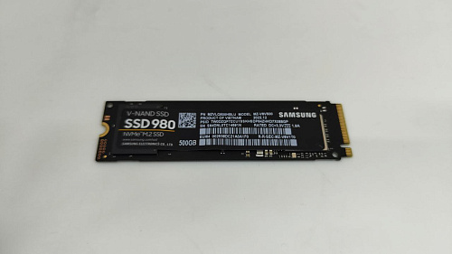 Внутренний SSD-накопитель 500Gb Samsung 980 (MZ-V8V500BW) M.2 2280 PCI-E 3.0 x4 УЦЕНКА