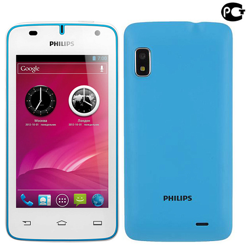 Philips Xenium W536 White+ Blue