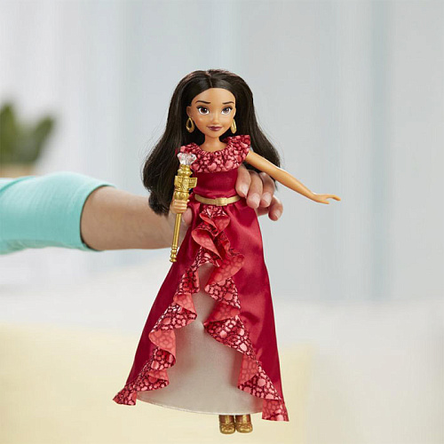 Кукла Hasbro Disney Princess Модная кукла Елена – принцесса Авалора и волшебный скипетр со световыми эффектами C0379