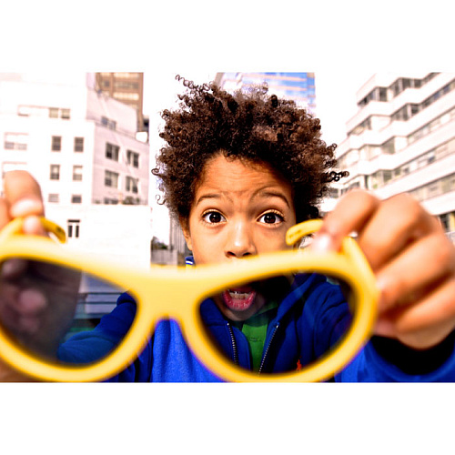 Детские солнцезащитные очки Babiators Original. Привет (Hello). Жёлтый (3-7+)