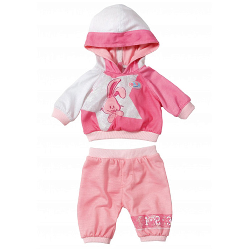 Zapf Creation Baby born Одежда для спорта (с зайчиком и звездой) 821-374