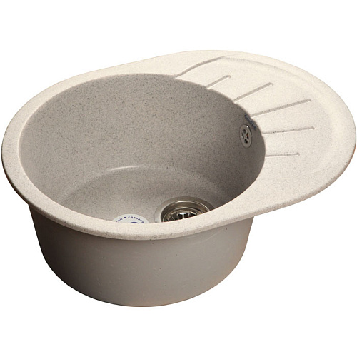 Кухонная мойка GranFest Rondo GF-R-580L чаша с крылом 580*450мм серый