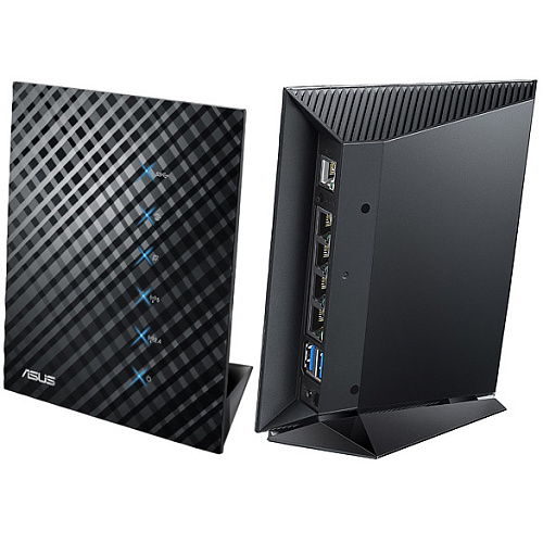 Беспроводной маршрутизатор ASUS RT-N65U 802.11n 750Мбит/с 2,4ГГц и 5ГГц 4xGbLAN 1xGbWAN 2xUSB3.0