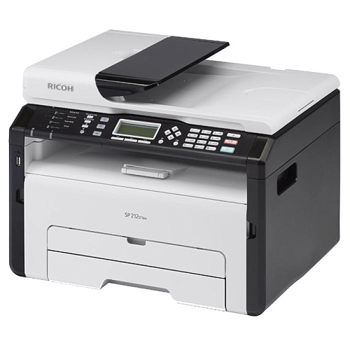 МФУ Ricoh SP 212SFNw ч/б А4 22ppm с автоподатчиком с LAN и Wi-Fi
