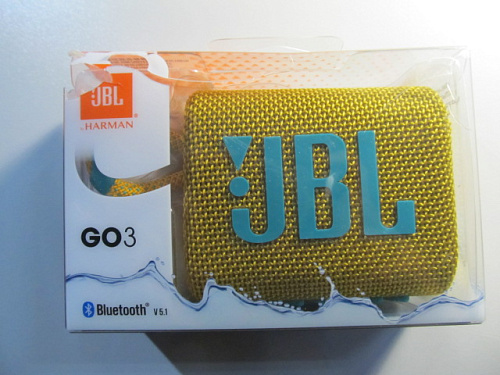 Портативная bluetooth-колонка JBL Go 3 Yellow УЦЕНКА