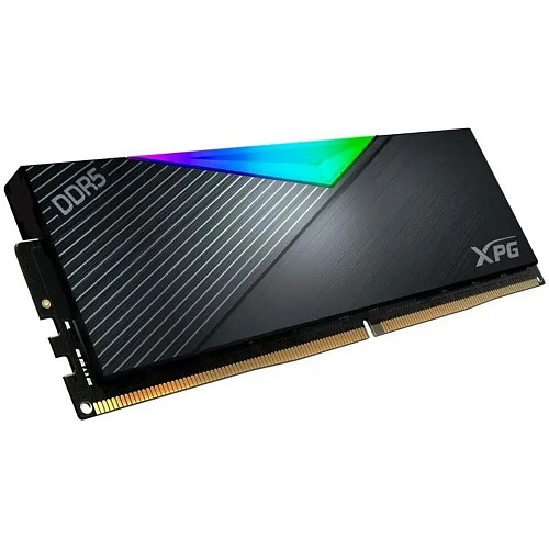 Модуль памяти DIMM 32Gb 2х16Gb DDR5 PC64000 8000MHz ADATA Lancer Neon RGB Black (AX5U8000C3816G-DCLARBK)