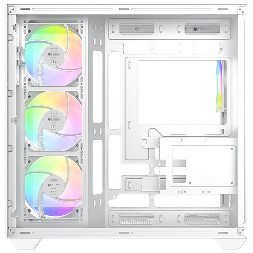 Корпус ATX Miditower ID-Cooling View 510 ARGB Wh White