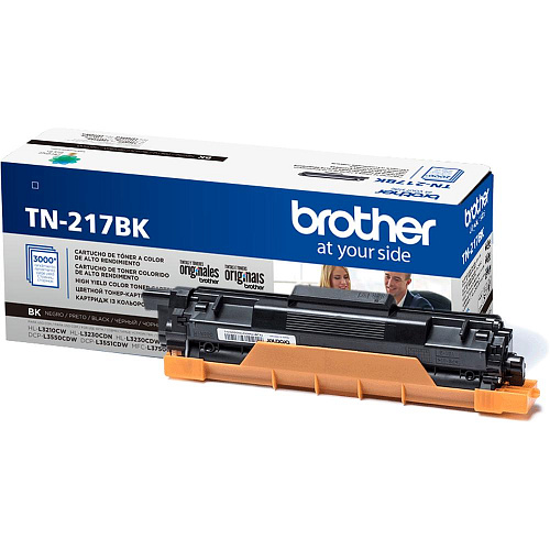 Картридж Brother TN-217BK Black для MFCL3770CDW/DCPL3550CDW/HLL3230CDW (3000стр)