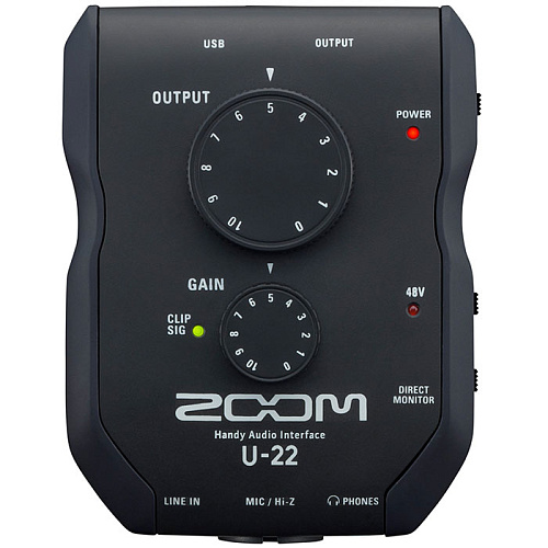 Аудиоинтерфейс Zoom U-22 