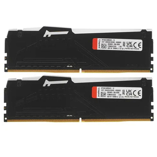 Модуль памяти DIMM 64Gb 2х32Gb DDR5 PC44800 5600MHz Kingston Fury Beast RGB Black (KF556C40BBAK2/64)