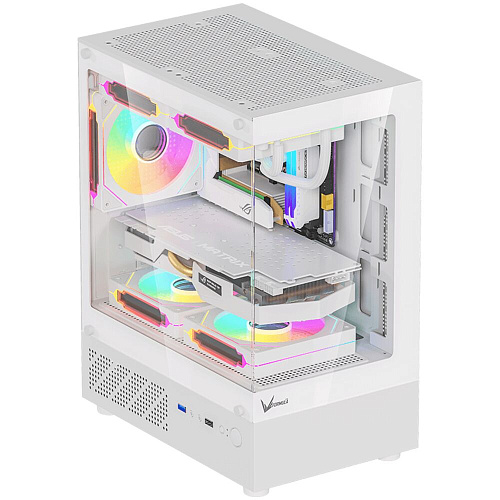 Корпус MicroATX Minitower Formula Crystal Z1CM Plus White AR