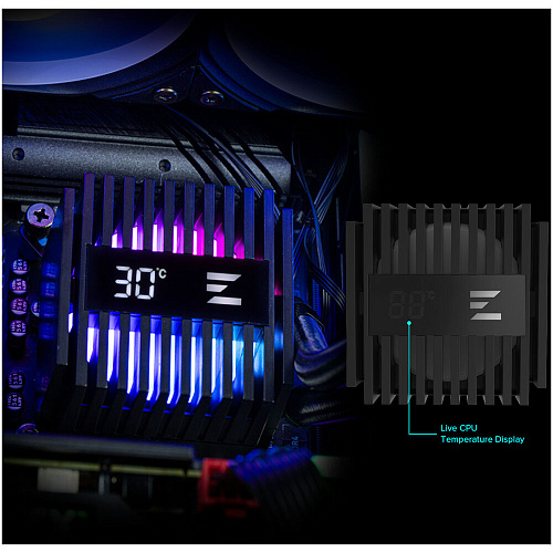 Система водяного охлаждения Zalman Alpha2 A36 Black ARGB (S1150/1155/S1151/1200/1700/1851, AM4, AM5)