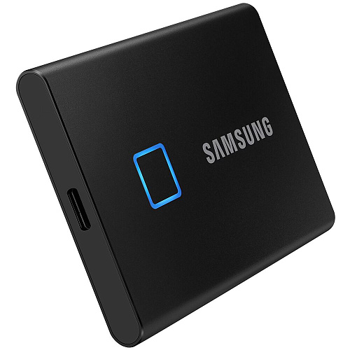 Внешний SSD-накопитель 1Tb Samsung T7 Touch MU-PC1T0K/WW (SSD) USB 3.2 Type C Черный УЦЕНКА