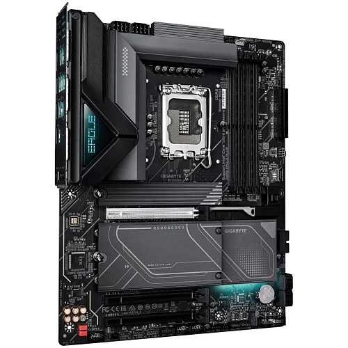 Материнская плата Gigabyte Z890 Eagle Plus Z890 Soc-1851 4xDDR5, 4xSATA3, RAID, 4хM.2, 3xPCI-E16x, 5xUSB3.2, 1xUSB3.2 Type C, DP, 2.5Glan, ATX