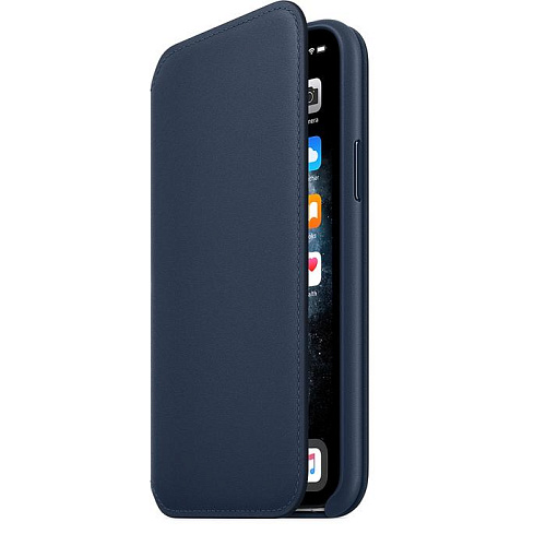 Чехол для Apple iPhone 11 Pro Leather Folio Deep Sea Blue