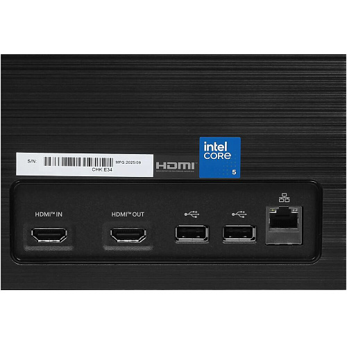 Моноблок MSI Modern AM242P 1M-1663XRU 23.8" FullHD Core 5 120U/16Gb/256Gb SSD/Wireless Kb+m/DOS Black