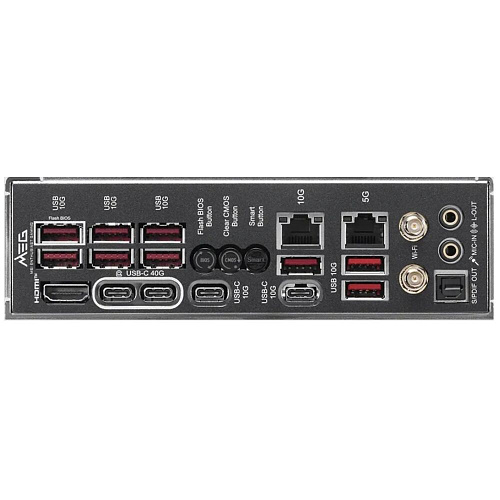 Материнская плата MSI MEG X870E Ace Max Socket-AM5 AMD X870E 4xDDR5, 4xSATA3, RAID, 5xM.2, 2xPCI-E16x, 9xUSB3.2, 4xUSB3.2 Type C, WiFi, HDMI, 10+5Glan, ATX Ret