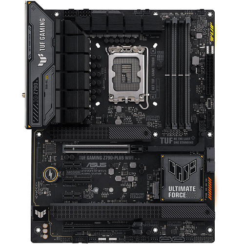 Материнская плата ASUS TUF Gaming Z790-Plus WiFi Z790 Socket-1700 4xDDR5, 4xSATA3, RAID, 4xM.2, 2xPCI-E16x, 6xUSB3.2, 2xUSB3.2 Type C, DP, HDMI, WiFi, 2,5Glan, ATX
