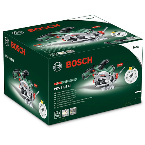 Аккумуляторная дисковая пила Bosch PKS 10,8 LI 2.0Ah x1 06033C7000