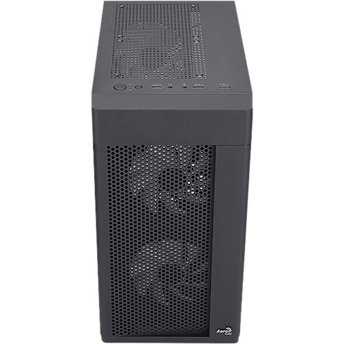 Корпус MicroATX Minitower AeroCool HEXFORM-G-BK-v2 RGB Black