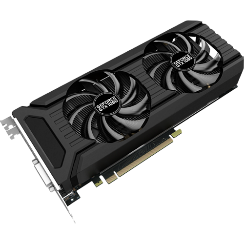 Видеокарта Palit GeForce GTX 1080 8192Mb (PA-GTX1080 Dual OC 8G) DVI-D, HDMI, 3xDP Ret