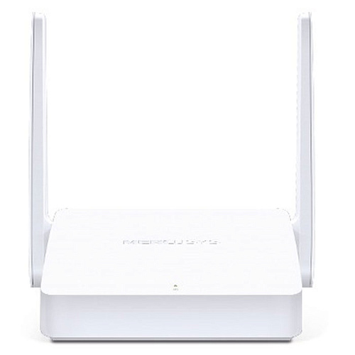 Беспроводной маршрутизатор Mercusys MW301R, Wi-Fi 4 802.11b/g/n, 300Мбит/с, 2.4ГГц, 2xLAN, 1xWAN белый