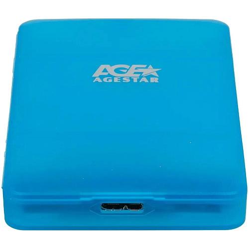 Корпус 2.5" AgeStar 3UBCP3 SATA, USB3.0 Blue