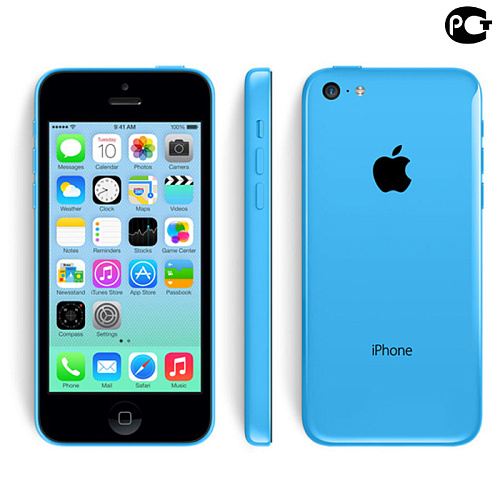 Смартфон Apple iPhone 5c 32GB Blue (MF094RU) LTE