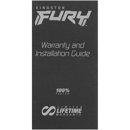 Модуль памяти DIMM 32Gb DDR5 PC48000 6000MHz Kingston Fury Beast White (KF560C30BWE-32)
