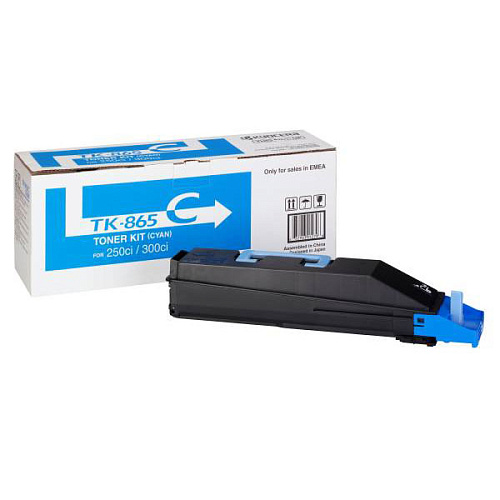 Картридж Kyocera TK-865C Cyan для TASKalfa 250ci/300ci (12000стр)