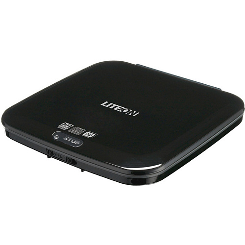 Внешний привод DVD-RW LiteOn eTAU108-02 DVD±R/±RW USB2.0 Black
