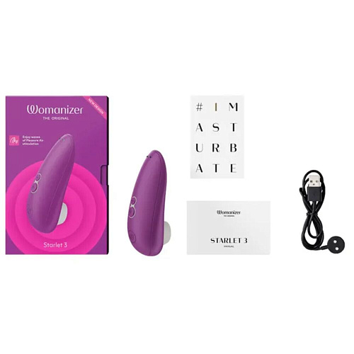 Стимулятор клитора Womanizer Starlet 3, Violet