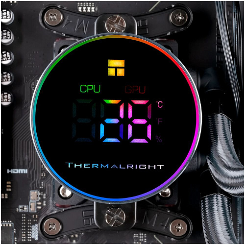 Система водяного охлаждения Thermalright Frozen Magic 360 Digital Argb Black S115X/1200/1700/1851/1954, S2011-3, AM4/AM5