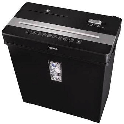 Уничтожитель бумаг Hama Premium X8CD (секр.P-3)/фрагменты/7лист./10лтр./пл.карты/CD