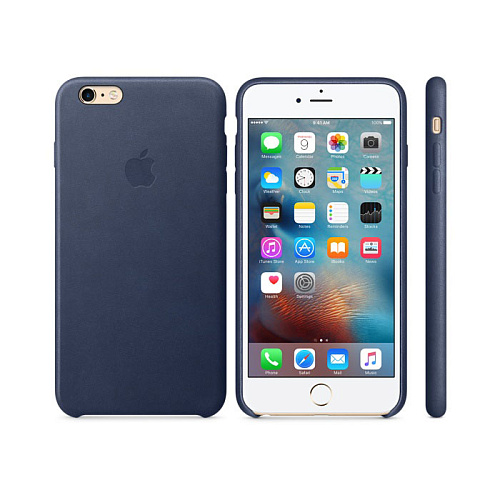 Чехол для Apple iPhone 6 Plus/ iPhone 6s Plus Leather Case Midnight Blue