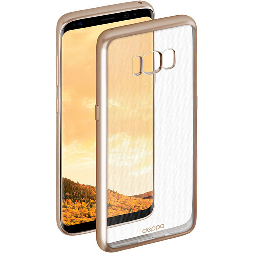 Чехол для Samsung Galaxy S8 SM-G950 Deppa Gel Case Plus , золотистый