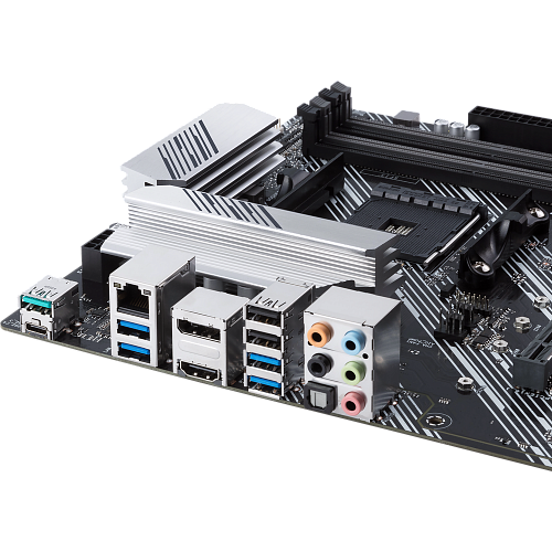 Материнская плата ASUS Prime B550-Plus B550 Socket AM4 4xDDR4, 6xSATA3, RAID, 2xM.2, 2xPCI-E16x, 5xUSB3.2, 1xUSB3.2 Type C, DP, HDMI, Glan, ATX УЦЕНКА