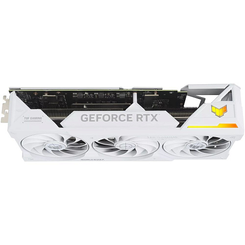 Видеокарта ASUS GeForce RTX 4070 Ti Super 16384Mb, TUF Gaming BTF White 16G (TUF-RTX4070TIS-16G-BTF-White) 2xHDMI, 3xDP, Ret