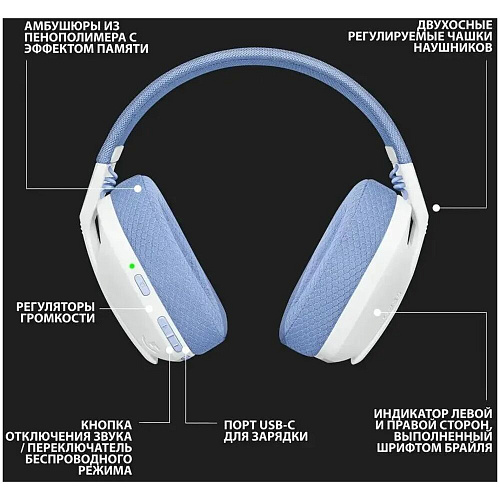 Гарнитура Logitech G435 Gaming Headset White УЦЕНКА