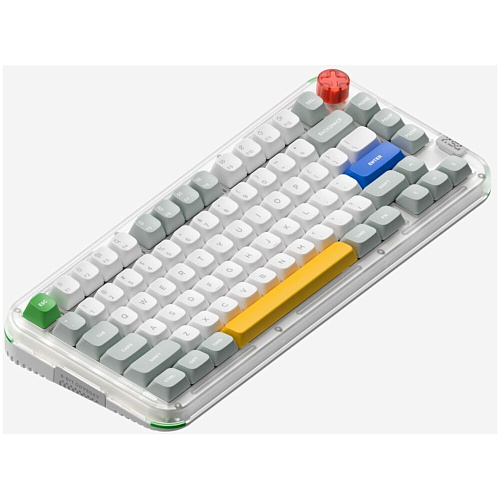 Клавиатура беспроводная Nuphy Kick75 Wireless (Brown Max Switch) RGB (русская раскладка) Tape Grey