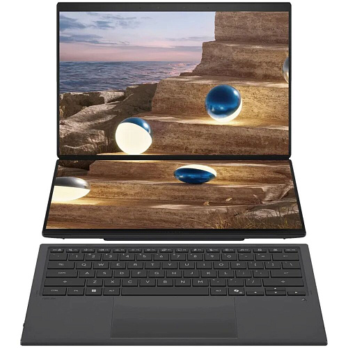 Ноутбук ASUS ZenBook Duo 14 UX8407AA-SN426X Intel Ultra X7 358H/32Gb/1Tb SSD/B390/14" 3K OLED Touch/W11Pro/Grey