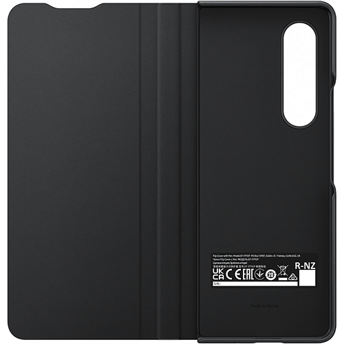 Чехол для Samsung Galaxy Z Fold3 Flip Cover с пером S Pen чёрный